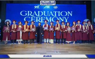 ALT UNIVERSITY-ДЕ ЛОГИСТИКА ЖӘНЕ БИЗНЕС ИНСТИТУТЫ ТҮЛЕКТЕРІНЕ ДИПЛОМ ТАПСЫРУ САЛТАНАТЫ ӨТТІ