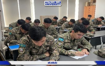 Жаңа оқу жылы – жаңа міндеттемелер: әскери кафедрада  ALT UNIVERSITY күзгі семестрді бастады
