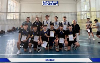 ALT University Women’s Volleyball Team Takes 2nd Place in Almaty City Day Tournament