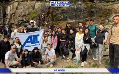 Mountains Bring Us Together: School of Business Students Hike to Butakovsky Waterfall