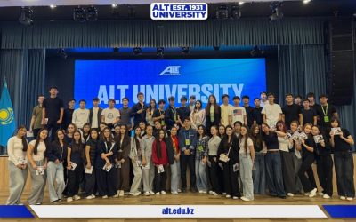 Алғашқы таныстықтан мамандық таңдауға дейін: ALT Университеті Тараз мектеп оқушыларына кампус-тур өткізді