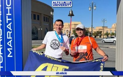 ALT University профессорлары Turkistan Marathon 2026 марафонында қашықтықтарды сәтті бағындырды