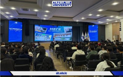 ALT University-де Zerdeli оқу орталығының оқушылары үшін байқау ҰБТ-сы өтті