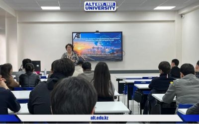 ALT Университетінде теміржол тасымалдарынан түсетін кірістерді басқару тақырыбында қонақ дәріс өтті