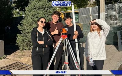 Болашақ мамандардың кәсіби дайындығы: геодезиялық аспаптармен практикалық жұмыс